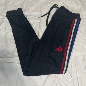Adidas Striped joggers size Medium